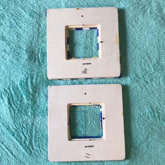 Two Handmade Ceramic Tile Picture Frames - Picture 4 of 8